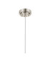 Richmond 12cm Pendant 1 Light G9 IP44 Polished Nickel/Brown/White Round Marble Effect Glass-6
