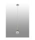 Richmond 12cm Pendant 1 Light G9 IP44 Polished Nickel/Clear Smooth Round Glass-3