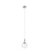 Richmond 12cm Pendant 1 Light G9 IP44 Polished Nickel/Clear Smooth Round Glass-4