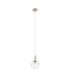Richmond 12cm Pendant 1 Light G9 IP44 Polished Nickel/Clear Smooth Round Glass-5