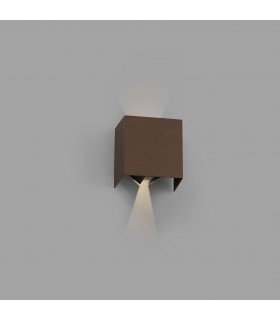 Outdoor LED Up Down Wall Lamp Rust Brown 6W 3000K IP54 - 1