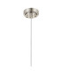 Richmond 12cm Pendant 1 Light G9 IP44 Polished Nickel/Clear Waved Round Glass-6