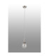 Richmond 12cm Pendant 1 Light G9 IP44 Polished Nickel/Clear Waved Round Glass-8