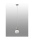 Richmond 12cm Pendant 1 Light G9 IP44 Polished Nickel/Opal Smooth Round Glass-8
