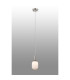 Richmond 9cm Pendant 1 Light G9 IP44 Polished Nickel/Opal Smooth Tubular Glass-3