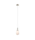 Richmond 9cm Pendant 1 Light G9 IP44 Polished Nickel/Opal Smooth Tubular Glass-4