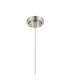 Richmond 9cm Pendant 1 Light G9 IP44 Polished Nickel/Opal Smooth Tubular Glass-6