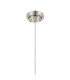 Richmond 12cm Pendant 1 Light G9 IP44 Polished Nickel/Opal Round Segment Glass-7