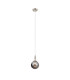 Richmond 12cm Pendant 1 Light G9 IP44 Polished Nickel/Smoke Smooth Round Glass-4