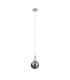 Richmond 12cm Pendant 1 Light G9 IP44 Polished Nickel/Smoke Smooth Round Glass-5