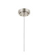 Richmond 12cm Pendant 1 Light G9 IP44 Polished Nickel/Smoke Smooth Round Glass-6