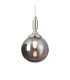 Richmond 12cm Pendant 1 Light G9 IP44 Polished Nickel/Smoke Smooth Round Glass-7