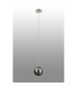 Richmond 12cm Pendant 1 Light G9 IP44 Polished Nickel/Smoke Smooth Round Glass-8