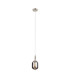 Richmond 9cm Pendant 1 Light G9 IP44 Polished Nickel/Smoke Smooth Tubular Glass-4