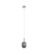 Richmond 9cm Pendant 1 Light G9 IP44 Polished Nickel/Smoke Smooth Tubular Glass-5