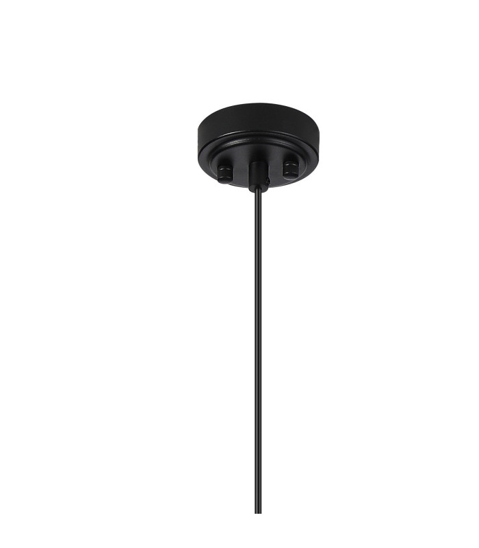 Richmond 12cm Pendant 1 Light G9 IP44 Satin Black/Brown/White Round Marble Effect Glass-6