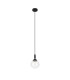 Richmond 12cm Pendant 1 Light G9 IP44 Satin Black/Clear Smooth Round Glass-5