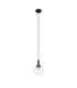 Richmond 12cm Pendant 1 Light G9 IP44 Satin Black/Clear Smooth Round Glass-6