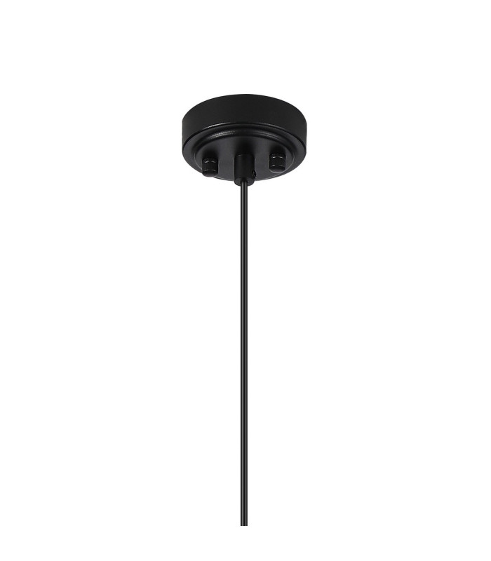Richmond 12cm Pendant 1 Light G9 IP44 Satin Black/Clear Smooth Round Glass-7