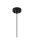 Richmond 12cm Pendant 1 Light G9 IP44 Satin Black/Clear Dune Effect Round Glass-6