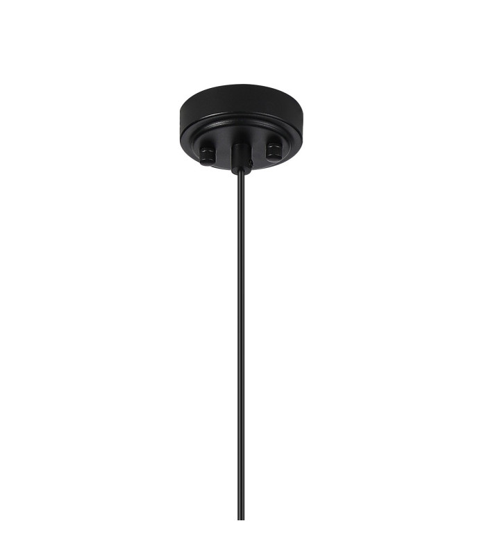 Richmond 12cm Pendant 1 Light G9 IP44 Satin Black/Grey/White Round Marble Effect Glass-6