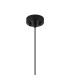 Richmond 12cm Pendant 1 Light G9 IP44 Satin Black/Opal Smooth Round Glass-7