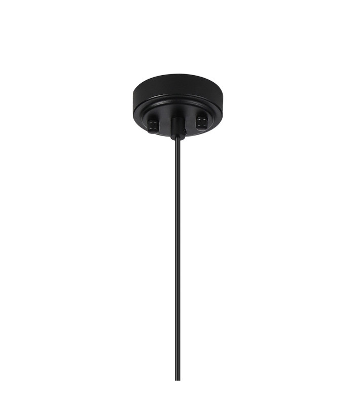 Richmond 12cm Pendant 1 Light G9 IP44 Satin Black/Opal Smooth Round Glass-7