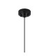 Richmond 9cm Pendant 1 Light G9 IP44 Satin Black/Opal Smooth Tubular Glass-7