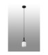 Richmond 9cm Pendant 1 Light G9 IP44 Satin Black/Opal Smooth Tubular Glass-9