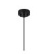 Richmond 12cm Pendant 1 Light G9 IP44 Satin Black/Opal Round Segment Glass-7