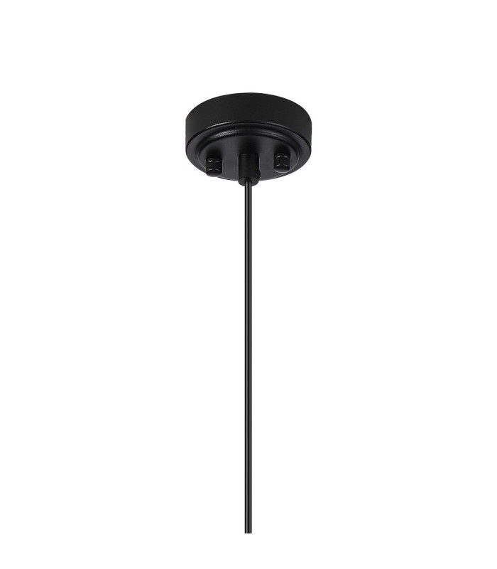 Richmond 12cm Pendant 1 Light G9 IP44 Satin Black/Opal Round Segment Glass-7