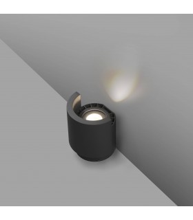 Outdoor LED Projector Wall Light Dark Grey 16W 3000K IP65 - 1