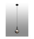Richmond 12cm Pendant 1 Light G9 IP44 Satin Black/Smoke Smooth Round Glass-3