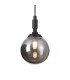 Richmond 12cm Pendant 1 Light G9 IP44 Satin Black/Smoke Smooth Round Glass-7