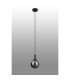 Richmond 12cm Pendant 1 Light G9 IP44 Satin Black/Smoke Smooth Round Glass-8