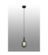 Richmond 9cm Pendant 1 Light G9 IP44 Satin Black/Smoke Smooth Tubular Glass-3