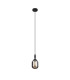 Richmond 9cm Pendant 1 Light G9 IP44 Satin Black/Smoke Smooth Tubular Glass-4