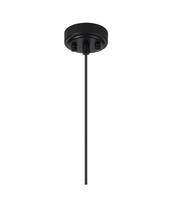 Richmond 9cm Pendant 1 Light G9 IP44 Satin Black/Smoke Smooth Tubular Glass-6