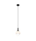 Richmond 12cm Pendant 1 Light G9 IP44 Satin Black/White Two-Tone Snow Specks Round Glass-5