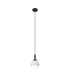 Richmond 12cm Pendant 1 Light G9 IP44 Satin Black/White Two-Tone Snow Specks Round Glass-6