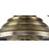 Cairo 30cm Flush Ceiling Fitting 1 x E27 Antique Brass / Clear-8