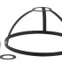 Cairo 30cm Flush Ceiling Fitting 1 x E27 Graphite / Clear-6