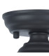 Cairo 30cm Flush Ceiling Fitting 1 x E27 Graphite / Clear-7