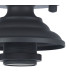 Cairo 30cm Flush Ceiling Fitting 1 x E27 Graphite / Clear-8