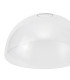 Cairo 30cm Flush Ceiling Fitting 1 x E27 Black / Clear-5
