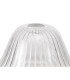 Cairo 3 Light Linear Multi Height Pendant E27 30cm Bell Glass Shade Matt Black Clear-5