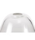 Cairo 3 Light Linear Multi Height Pendant E27 30cm Smooth Bell Glass Shade Matt Black Clear-5