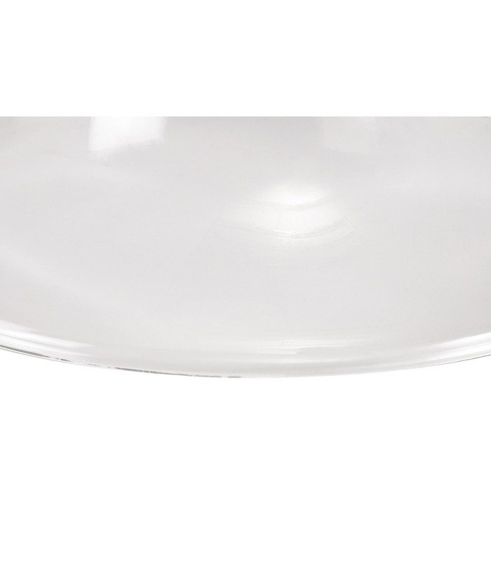 Cairo 3 Light Linear Multi Height Pendant E27 30cm Smooth Bell Glass Shade Matt Black Clear-7