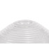 Cairo 3 Light Linear Multi Height Pendant E27 33.5cm Prismatic Glass Shade Matt Black Clear-5