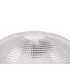 Cairo 3 Light Linear Multi Height Pendant E27 30cm Prismatic Glass Shade Matt Black Clear-5